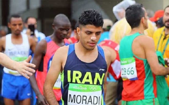 محمدجعفر مرادی مسابقات دوی ماراتن استرالیا را به پایان برد