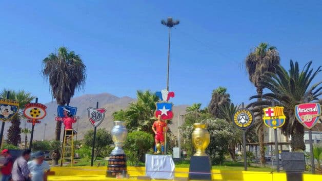 رونمایی از مجسمه الکسیس سانچز در زادگاهش