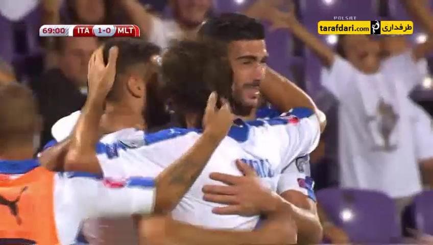 خلاصه بازی ایتالیا 1-0 مالت