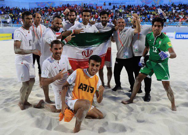 جام جهانی فوتبال ساحلی 2017 باهاما؛ ایران 5-3 ایتالیا؛ سومی جهان، کمترین حق ایران
