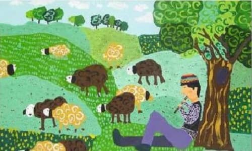 آمی دِتِر جان، گله رِه بردن