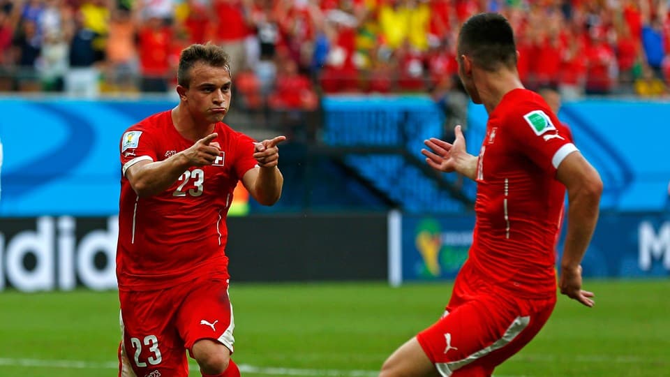 سوئیس 3 - 0 هندوراس؛ هت تریک شکیری، سوئیس را به دور دوم برد