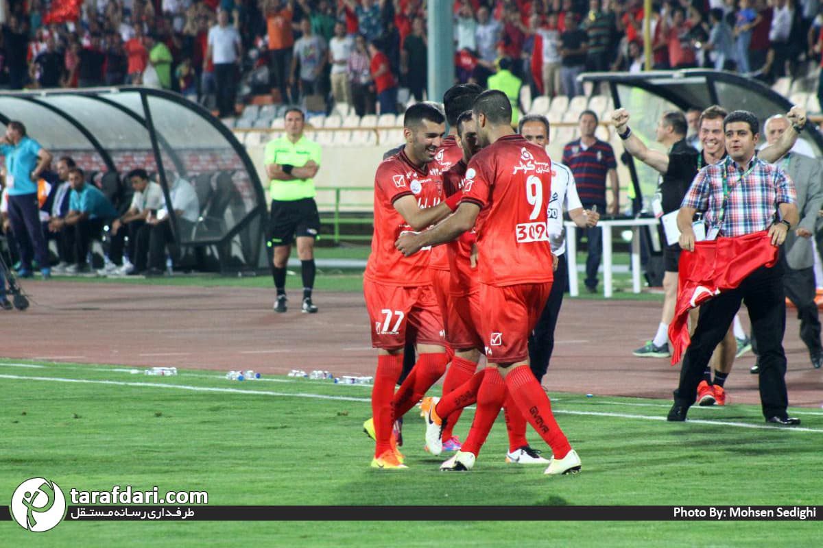پیروزی پرگل پرسپولیس در مقابل همنام قائمشهری