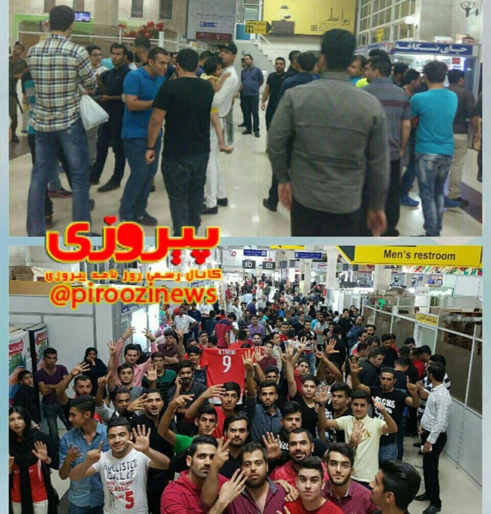 استقبال متفاوت از پرسپولیس و استقلال در اهواز