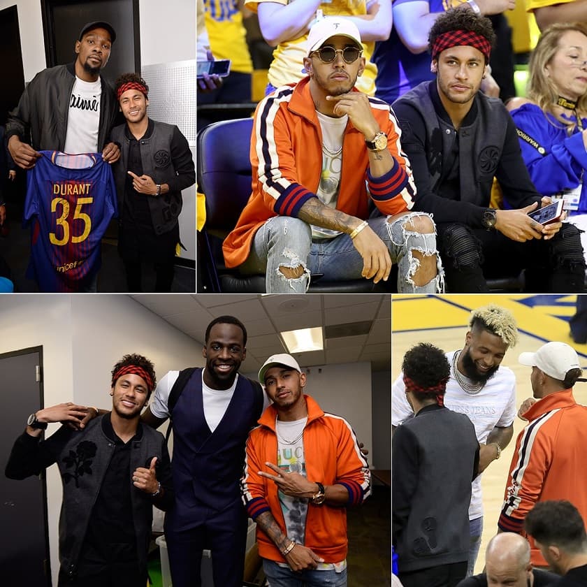 حضور نیمار و همیلتون در فینال NBA