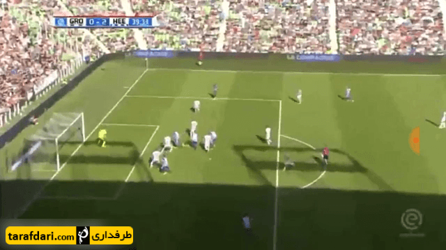 گل رضا قوچان نژاد به خرونینگن (خرونینگن 0-2 هیرنوین)