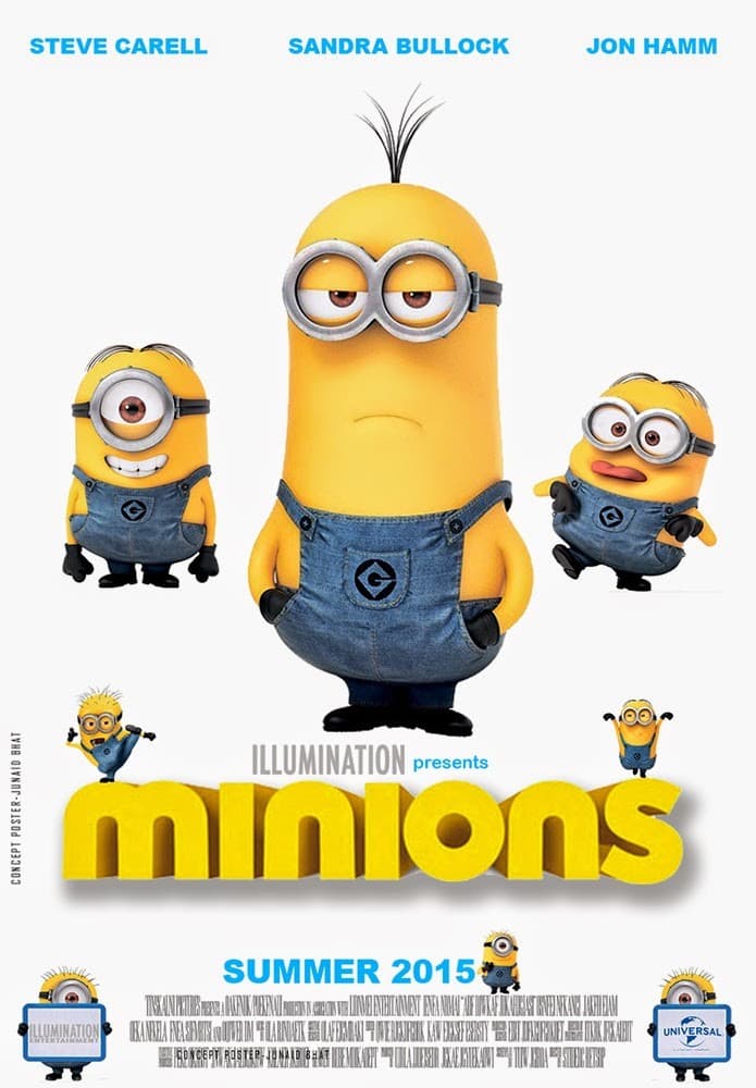 معرفی انیمیشن مینیون‌ها 2015 – Minions  (جزء پر فروش ترین های تاریخ با رتبه 11)