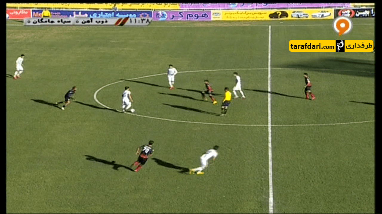 خلاصه بازی ذوب آهن1-0 سیاه جامگان