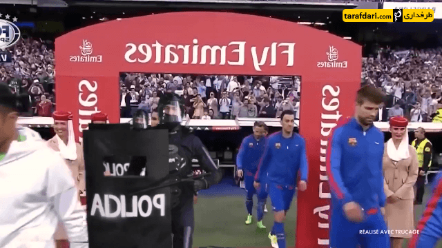 دانلود؛ تبلیغ جنجالی canal+ برای ال کلاسیکو؛ متهم شدن رئال مادرید به همدستی با پلیس