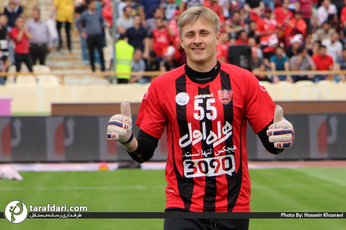 الکساندر لوبانف برای حضور در تمرینات پرسپولیس به ایران آمد