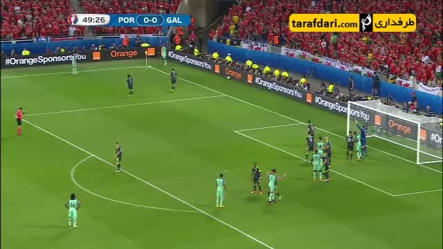 گل رونالدو به ولز (پرتغال 1-0 ولز)