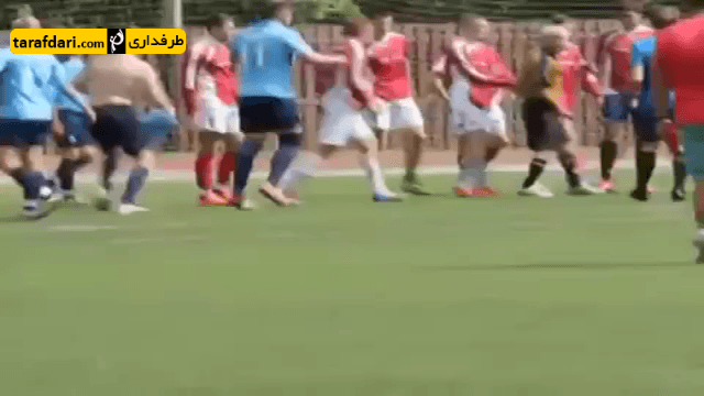 ویدیو؛ ناک اوت شدن داور در فوتبال روسیه
