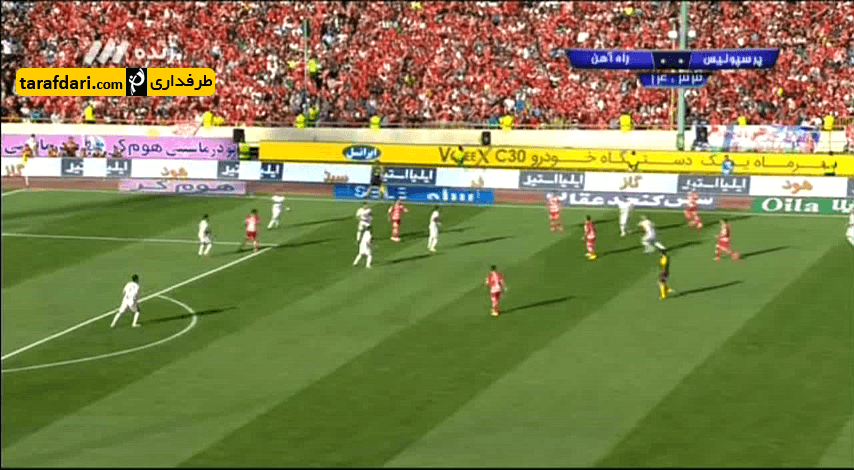 خلاصه بازی پرسپولیس 2-1 راه آهن