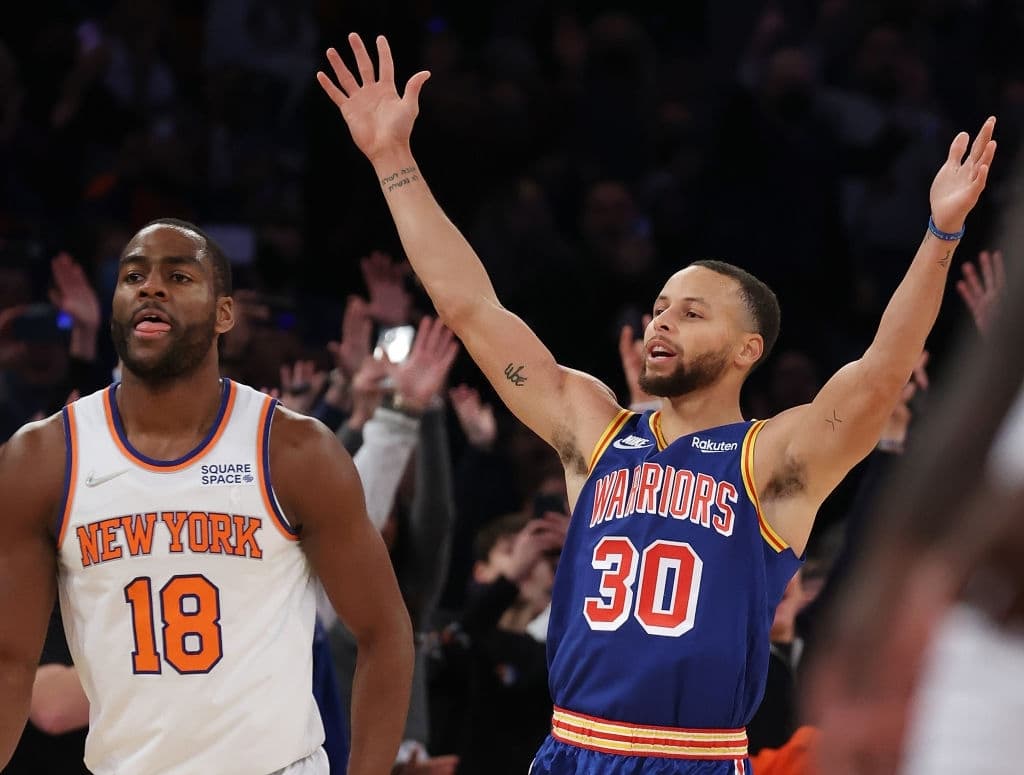 فصل عادی NBA | پیروزی گلدن استیت در روز تاریخی استف؛ بروکلین با درخشش کی دی برد