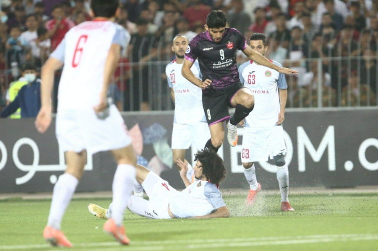 استقلال تاجیکستان 0-1 پرسپولیس ایران / صعود در دقیقه 90 برابر تیمی چغر و بد بدن
