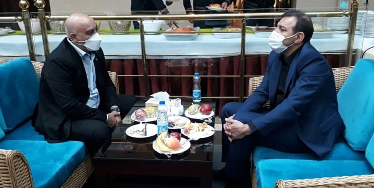 جلسه سرپرست باشگاه پرسپولیس با رییس فدراسیون فوتبال