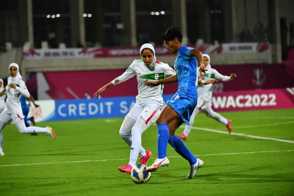 تمجید AFC از دختران ایرانی؛ تیم ملی بانوان مقابل هند شجاع بود