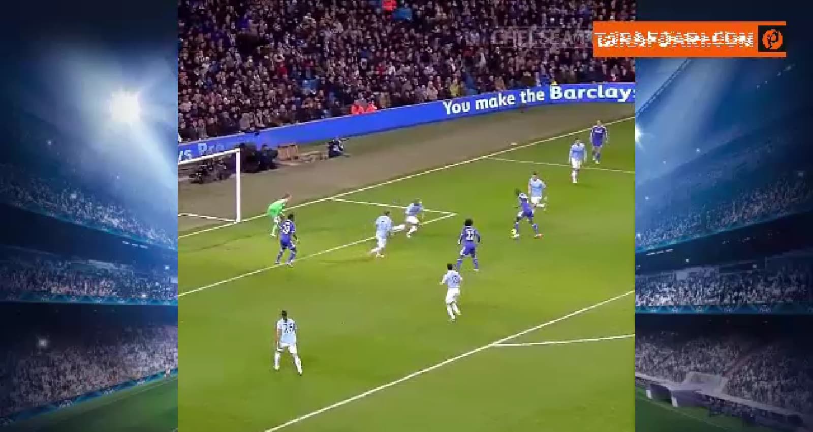 برتری 1-0 چلسی در خانه منچسترسیتی با گل زیبای برانیسلاو ایوانوویچ (2014/2/4) / فیلم