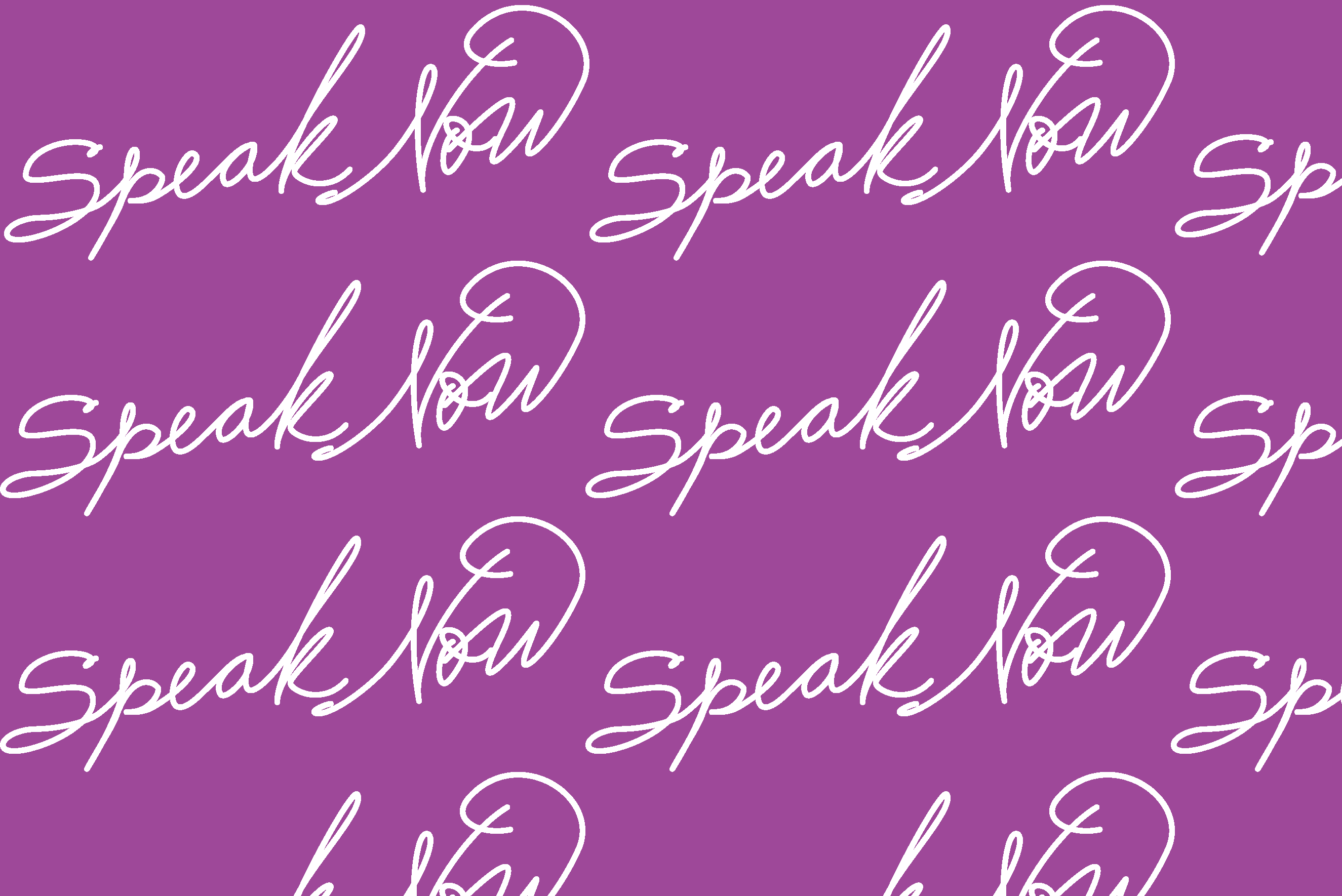 Speak Now