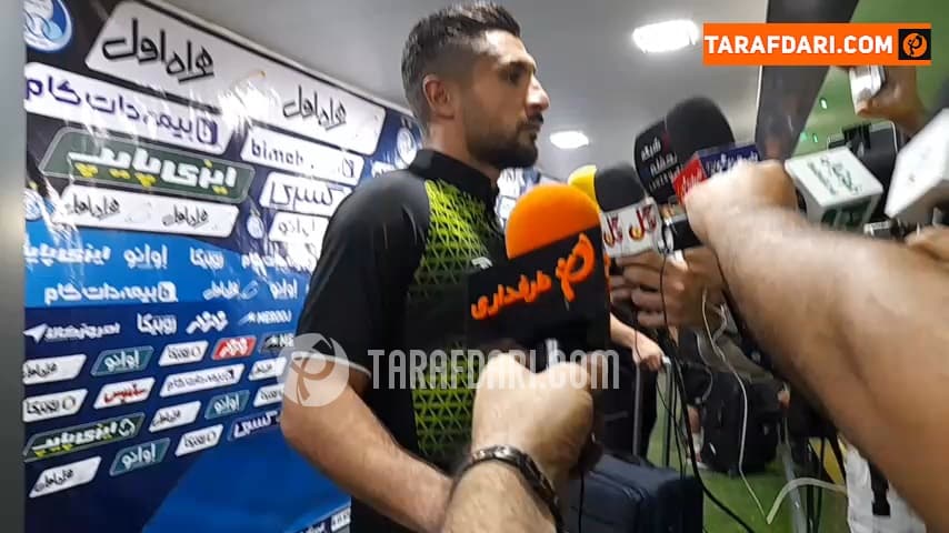 امیر نوری: فکر می کنم نتیجه تساوی عادلانه بود / فیلم