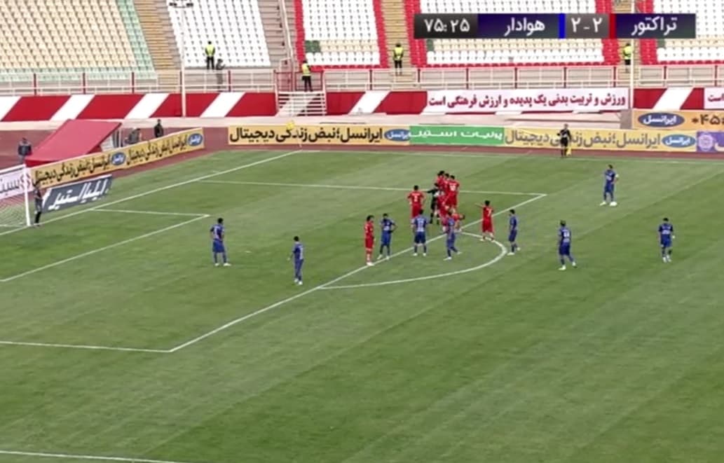 تراکتور 3-2 هوادار / کامبک با حضور پرشورها و درخشش عباس زاده