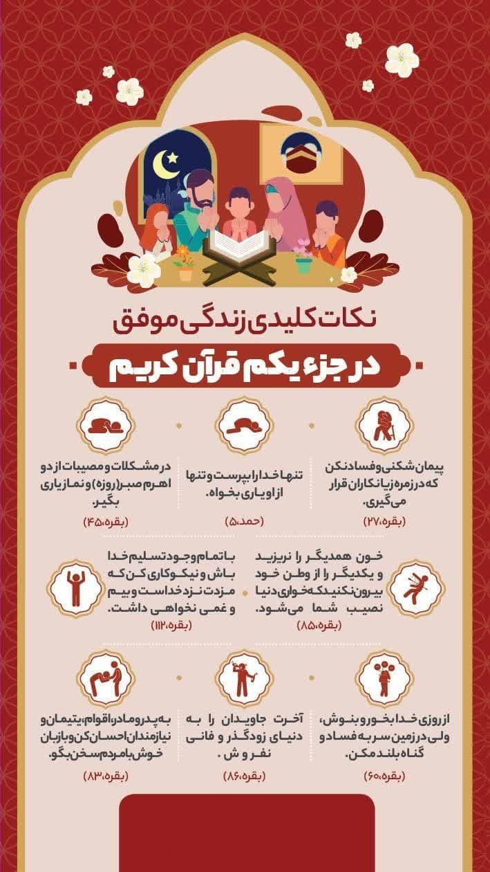 نکات جز ۱ برای داشتن زندگی موفق