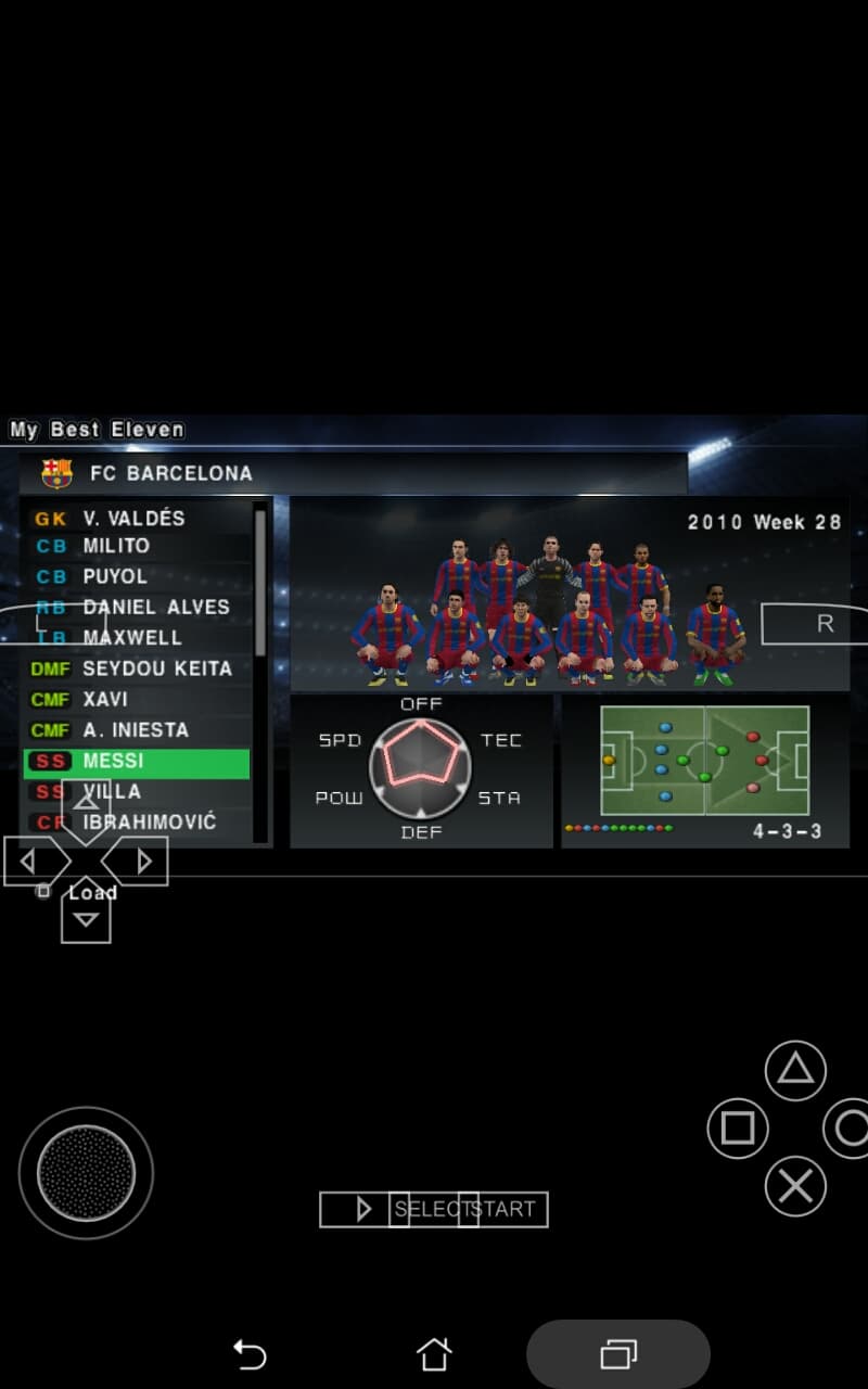 ترکیبم با بارسلونا در Pes 2011