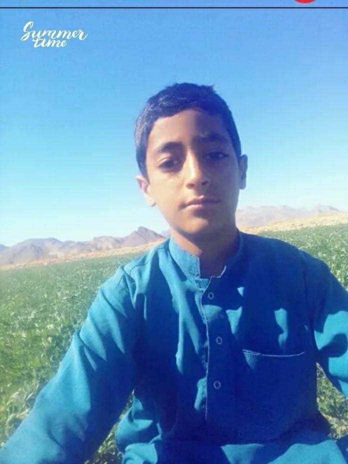 عکس حامد براهویی در گورچان خاش 