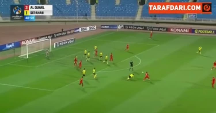 گل فرجانی ساسی به سپاهان ( سپاهان 1-4 الدحیل ) 