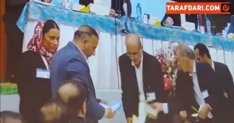 حضور نماینده فیفا هنگام شمارش آرا در مجمع فدراسیون / فیلم
