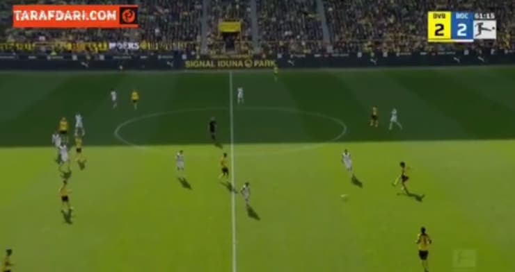 هتریک هالند ، گل سوم هالند به بوخوم ( دورتموند 3-2 بوخوم ) 
