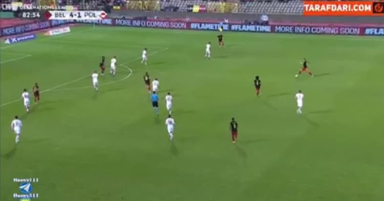 گل دندونکر به لهستان ( بلژیک 5-1 لهستان )  