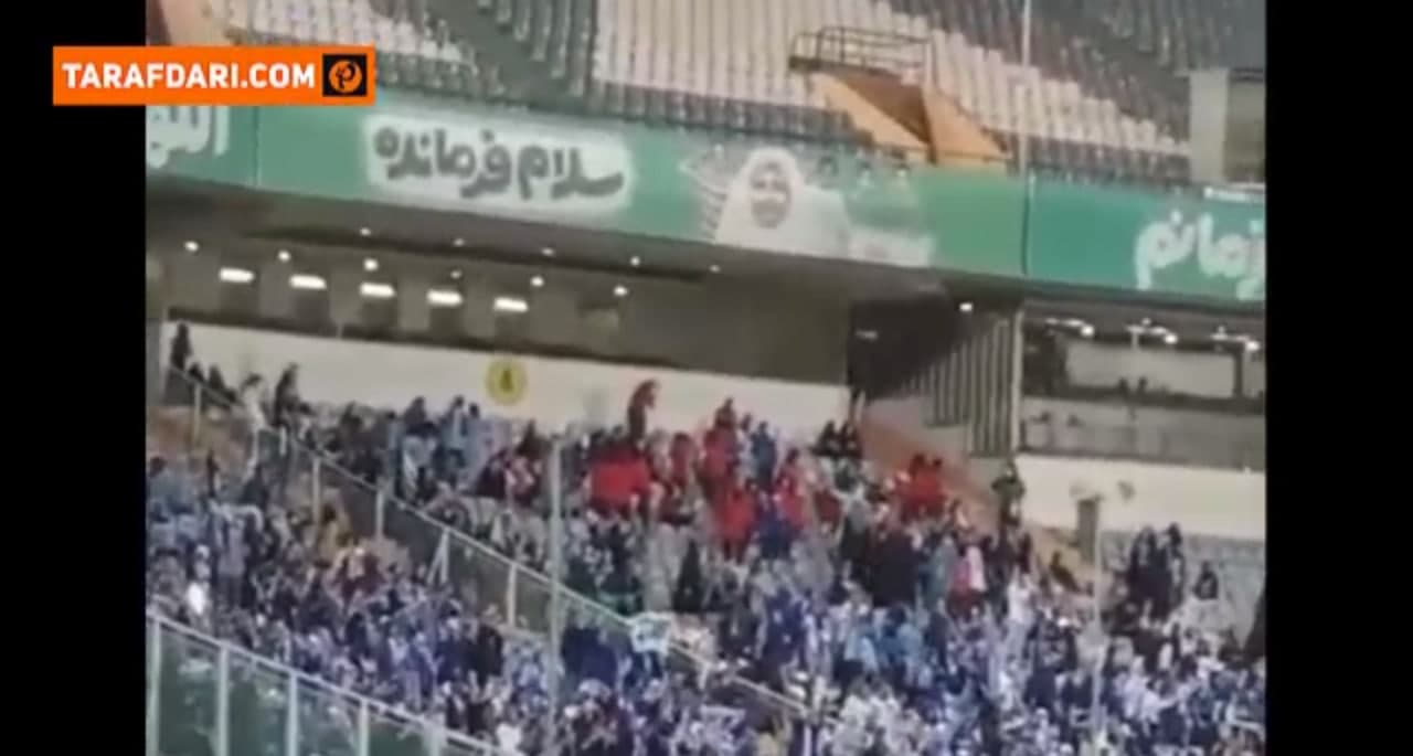 پشت پرده حضور دختران سرخ پوش در جمع هواداران استقلال