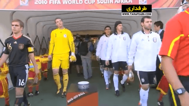 برتری 4-0 آلمان مقابل آرژانتین با بریس میروسلاو کلوزه و صعود به نیمه نهایی جام جهانی (2010/7/3) / فیلم