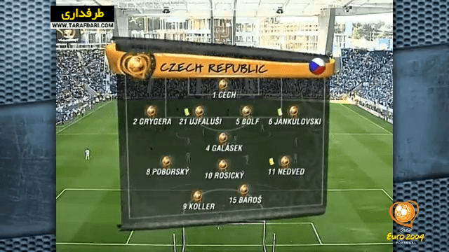 برتری 1-0 یونان مقابل جمهوری چک و صعود به فینال یورو با قانون گل نقره ای (2004/7/1) / فیلم