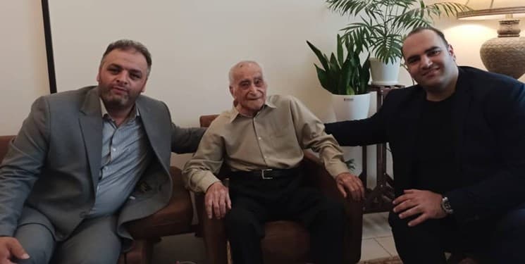 رخصت سرپرست فدراسیون وزنه برداری و بهداد سلیمی از پیشکسوت 95 ساله