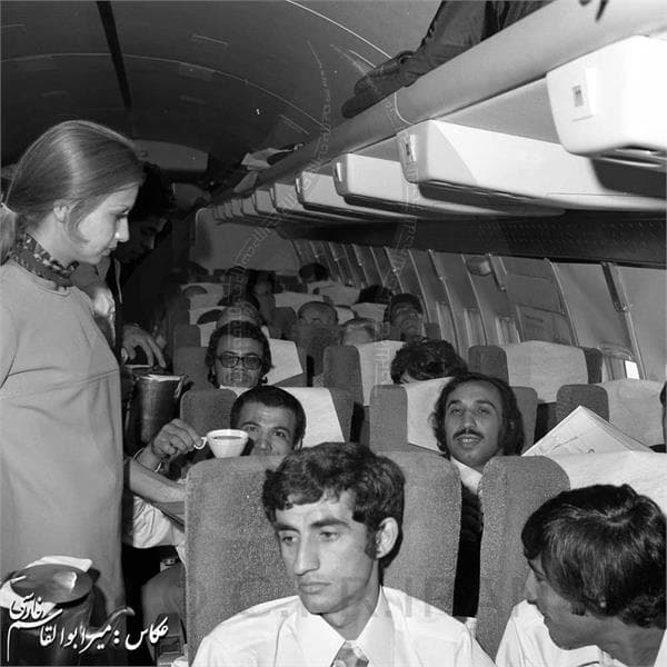 قهرمانان ایرانی در هواپیمای 50 سال پیش + عکس های تاریخی