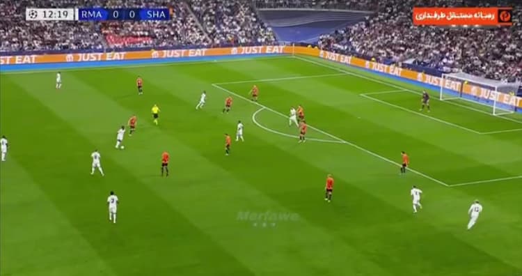 گل رودریگو به شاختار ( رئال مادرید 1-0 شاختار )