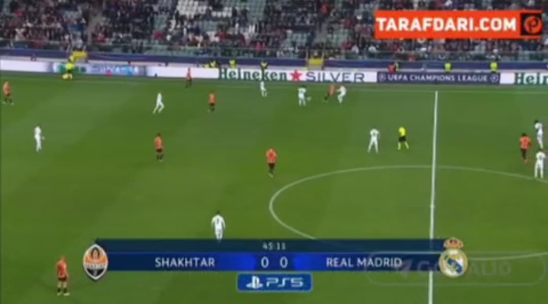 گل زبوکوف به رئال مادرید ( رئال مادرید 0-1 شاختار)