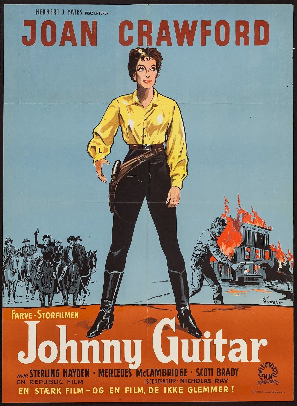 معرفی و نقد فیلم جانی گیتار Johnny Guitar:وسترن شاعرانه