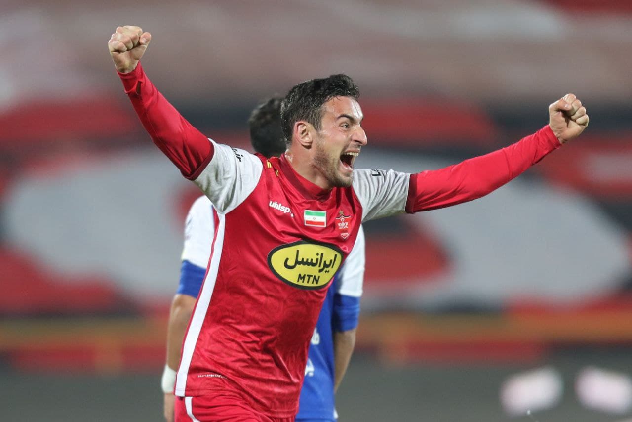 یک مدافع بهترین گلزن حال حاضر پرسپولیس شد
