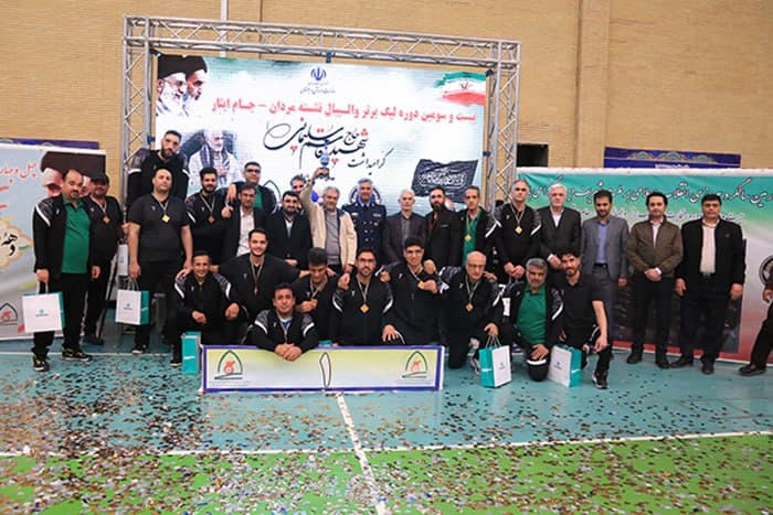 لیگ برتر والیبال نشسته| مس شهر بابک قهرمان شد