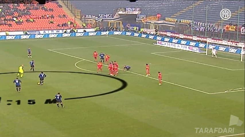 گل روز باشگاه اینتر - گل دیدنی آدریانو به مسینا (فصل 2004/05)