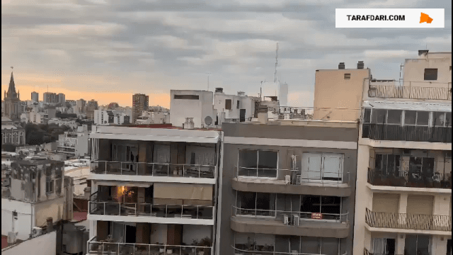 خیابان های آرژانتین پس از آخرین پنالتی دیدار مقابل هلند / فیلم