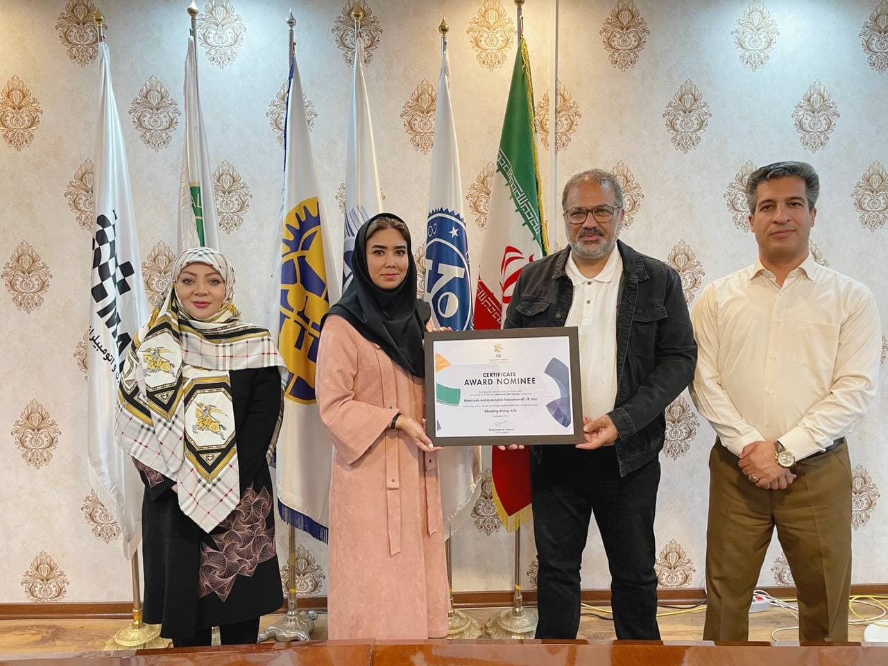 تاییدنامه FIA به آکادمی فدراسیون موتورسواری و اتومبیلرانی اهدا شد