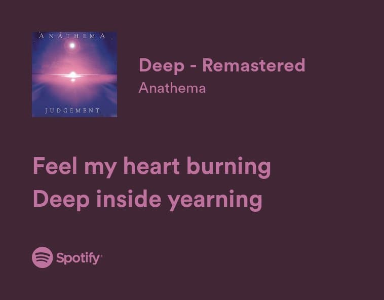 آهنگ deep از anathema