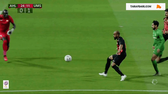 گل محمدحسین کنعانی زادگان به ام صلال از روی نقطه پنالتی (الاهلی 1-1 ام صلال)