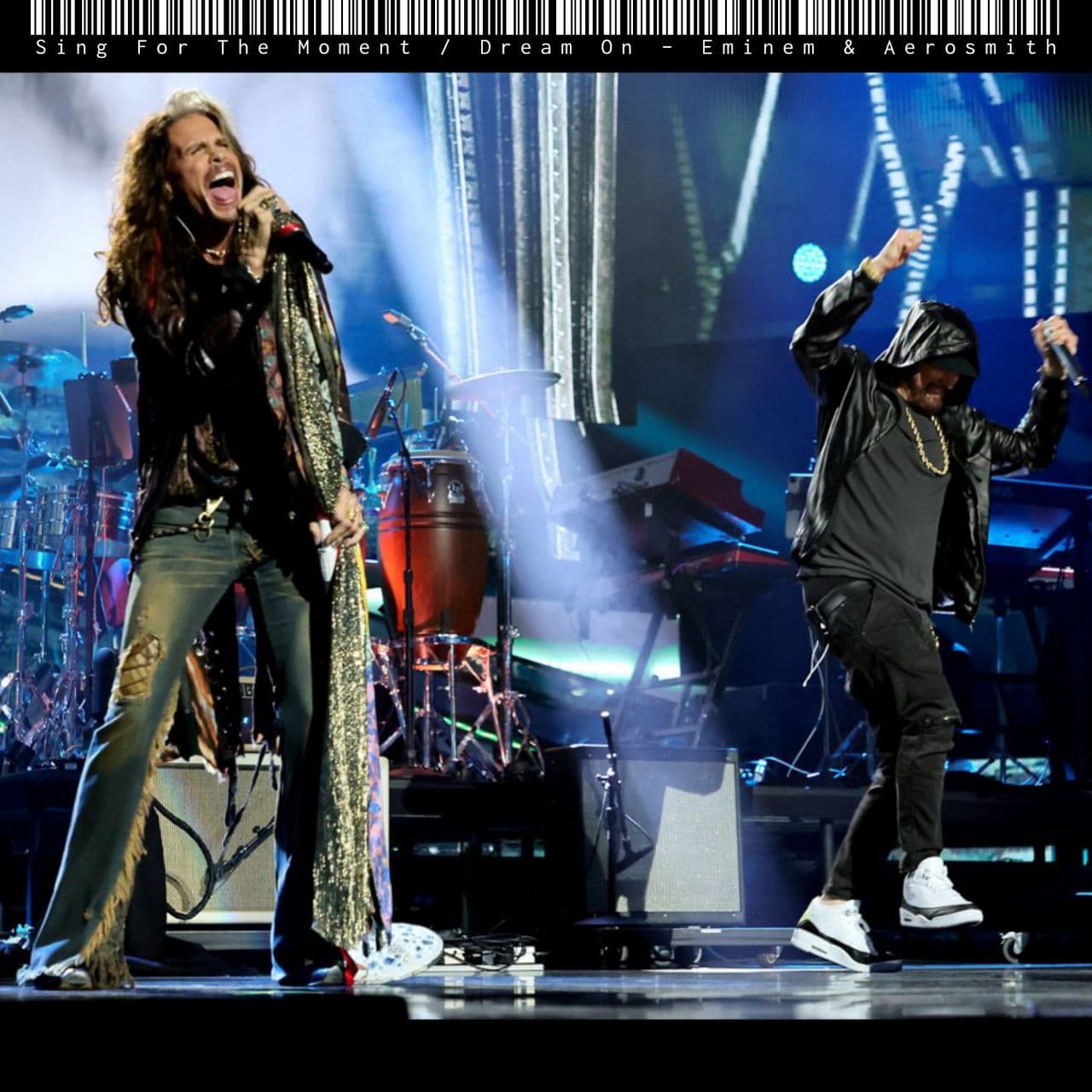 دانلود آهنگ Eminem Ft. Aerosmith - Sing For The Moment / Dream On Mashup