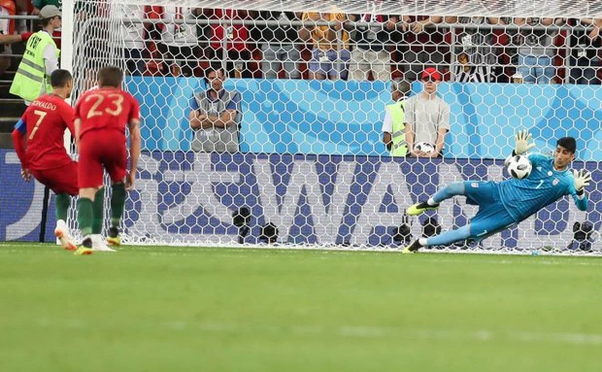 فلش بک AFC به عملکرد علیرضا بیرانوند مقابل پنالتی کریستیانو رونالدو