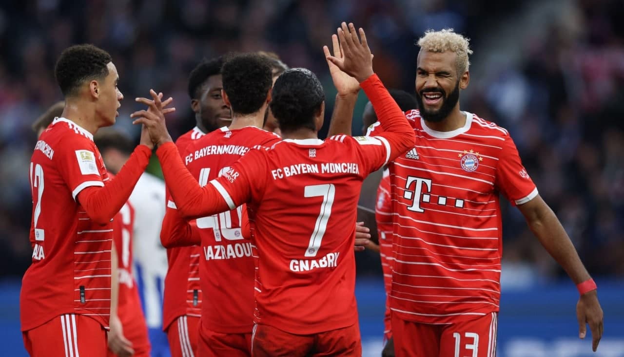 هرتابرلین 2-3 بایرن مونیخ؛ چوپوموتینگ ستاره جدید خط حمله بایرن 